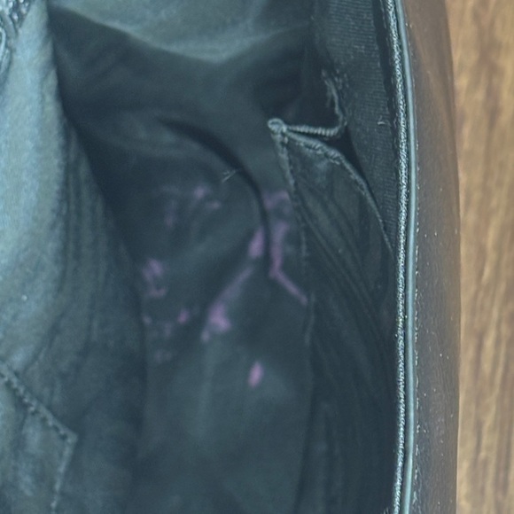 Rebecca Minkoff Black and Gold Crossbody Bag with Structured Design - Picture 7 of 16